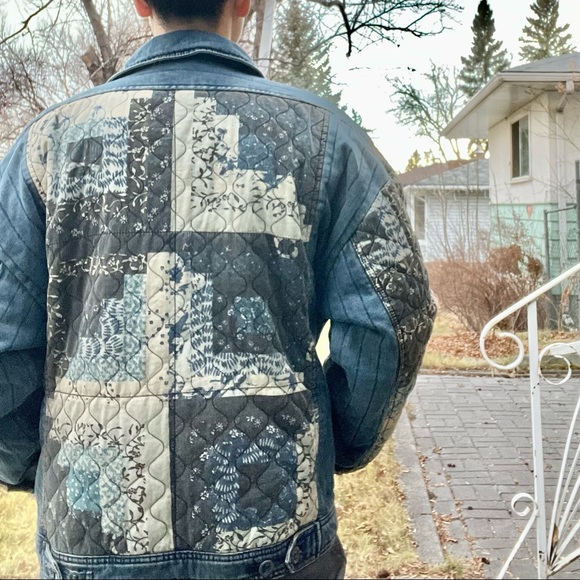 Beautiful Free People Quilted Denim Coat - Picture 4 of 7